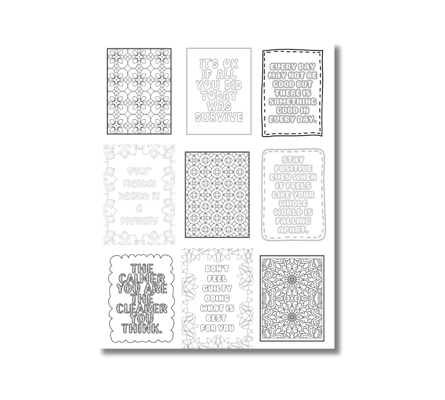 Free Sample Coloring Pages